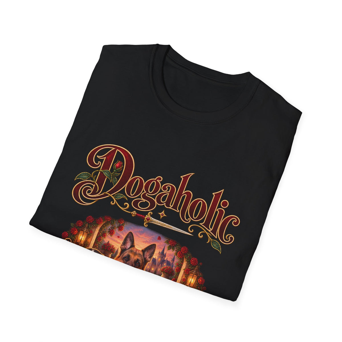 Personalized Graphic Tee – Dogaholic Rose Fantasy – photo 18