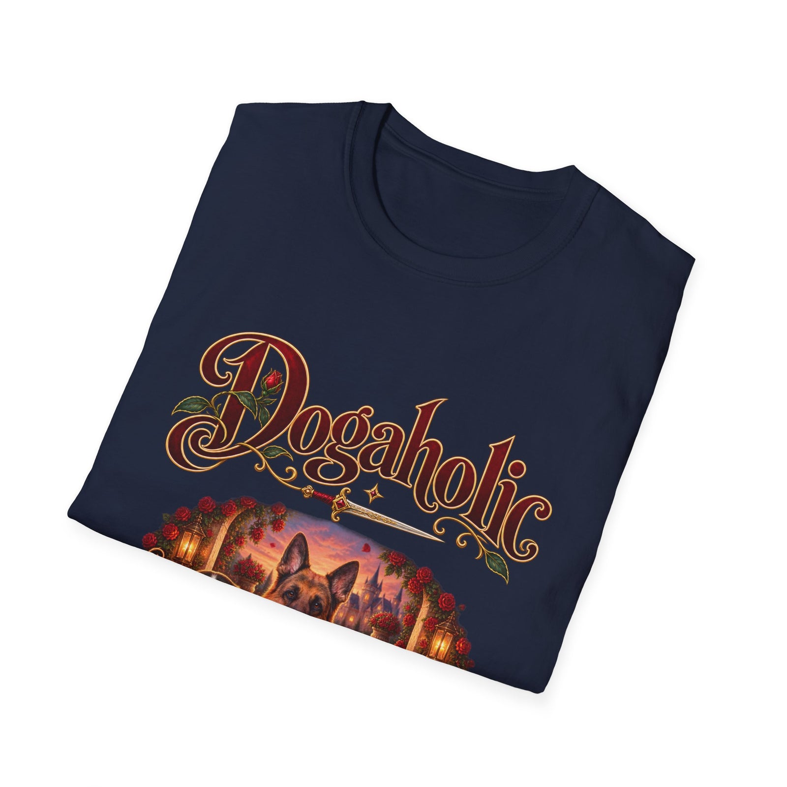 Personalized Graphic Tee – Dogaholic Rose Fantasy – photo 6