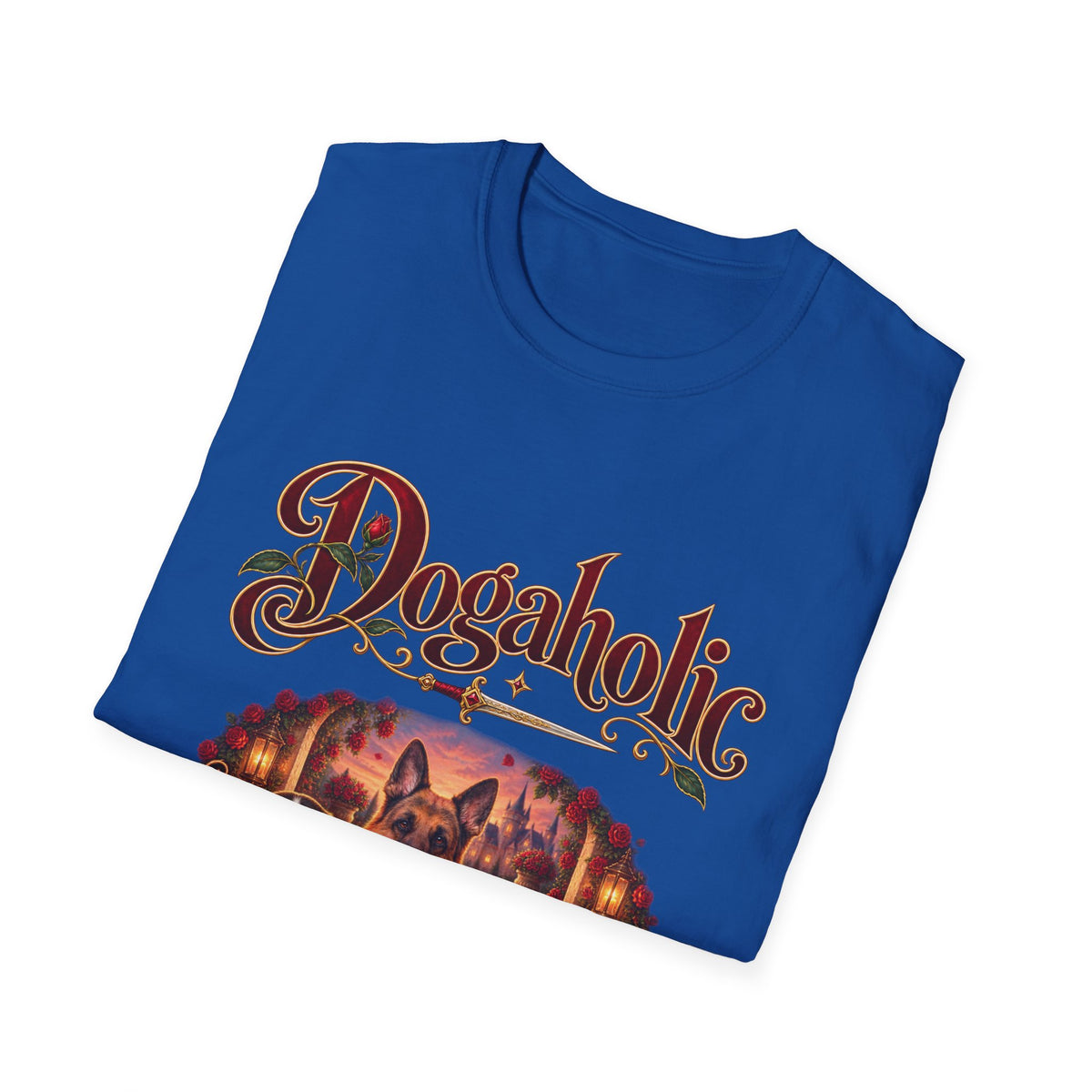 Personalized Graphic Tee – Dogaholic Rose Fantasy – photo 9