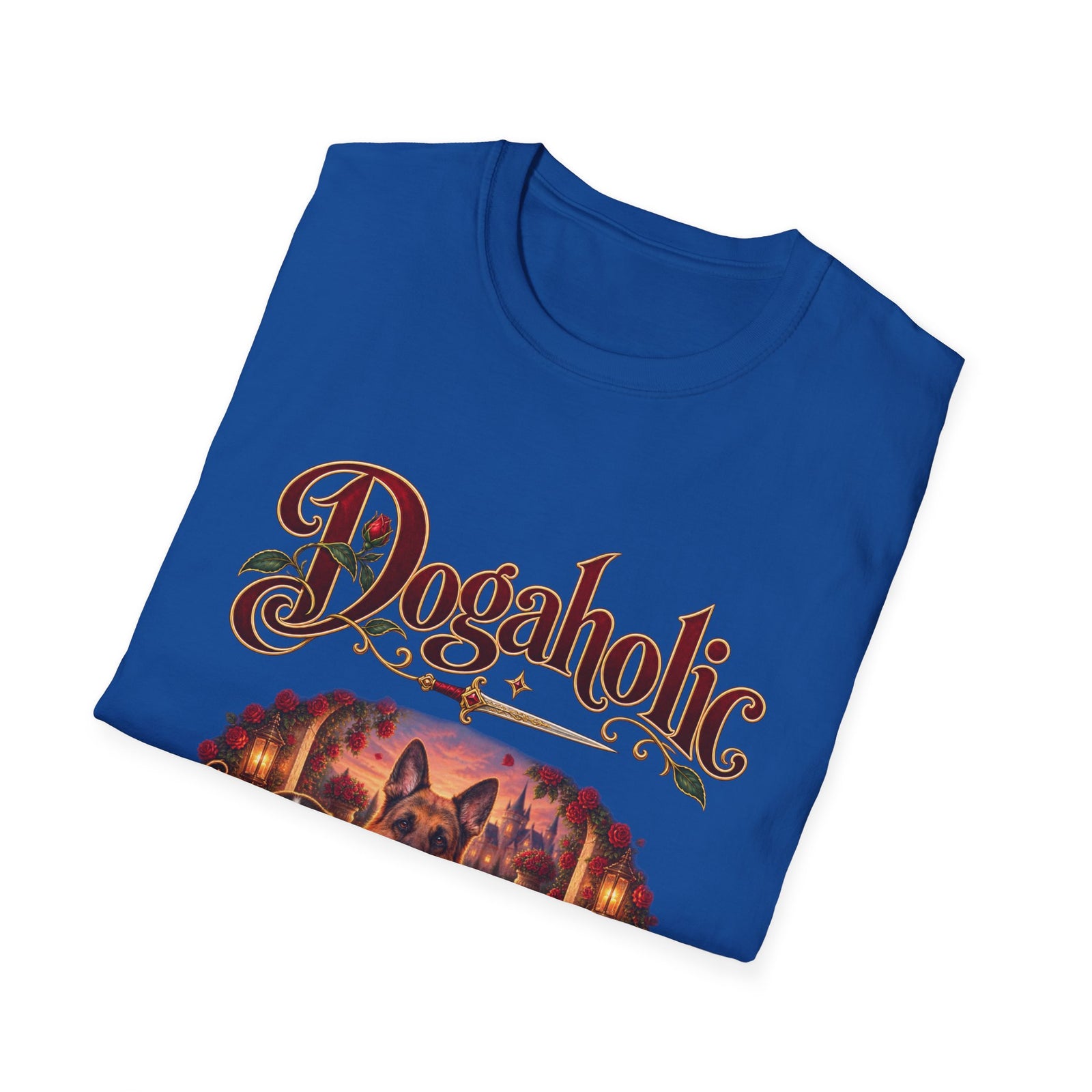 Personalized Graphic Tee – Dogaholic Rose Fantasy – photo 9