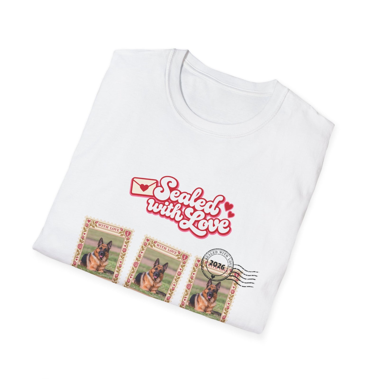 Personalized Graphic Tee – Sealed with Love Stamps – photo 15