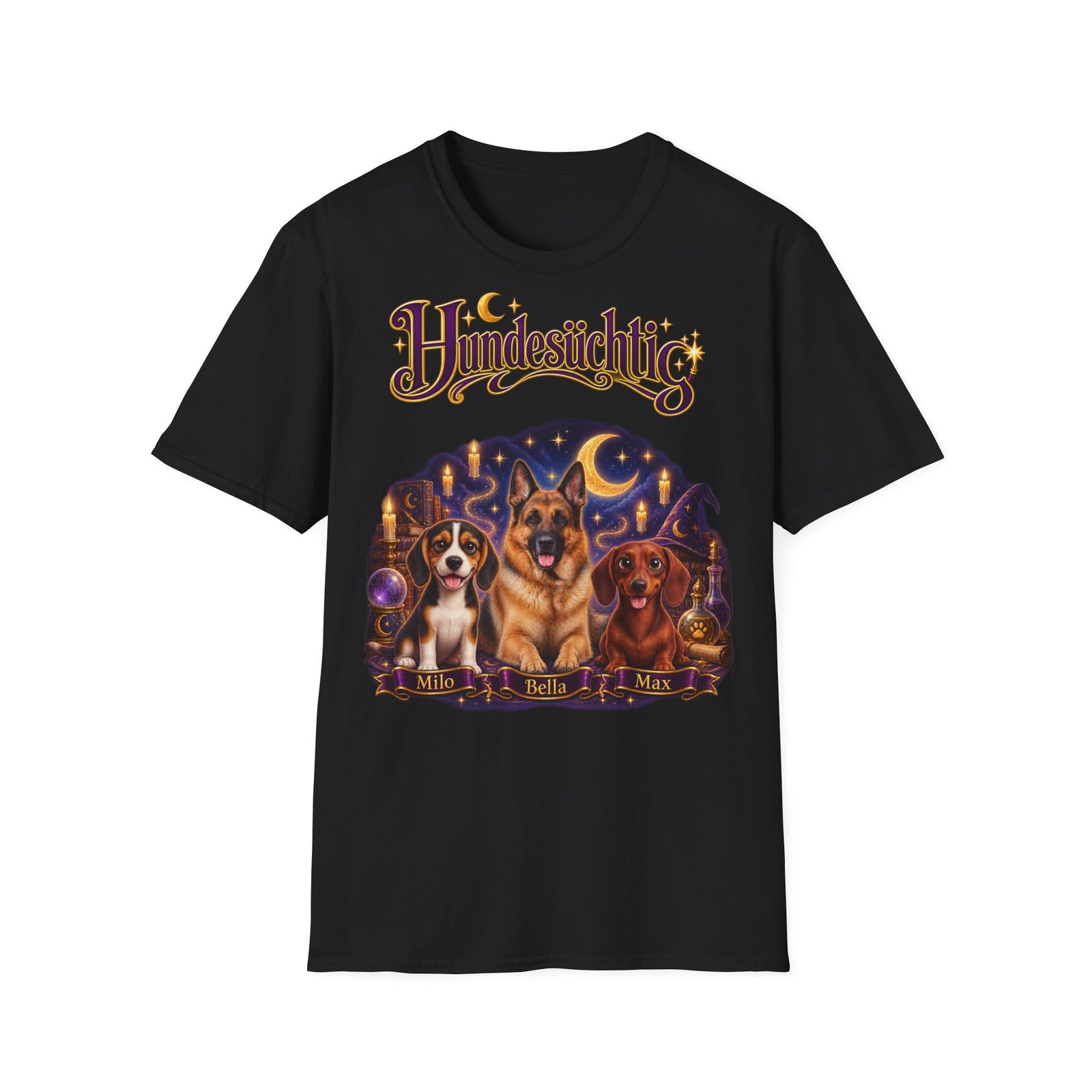 Personalisiertes T-Shirt – Hundesüchtig Zauberwelt – Foto 13