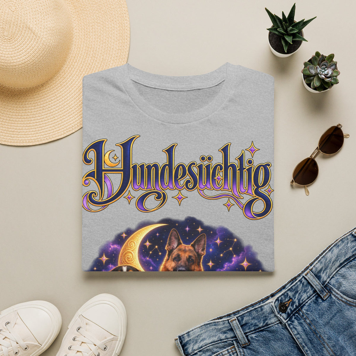 Personalisiertes T-Shirt mit Hunden – Hundesüchtig – Foto 8