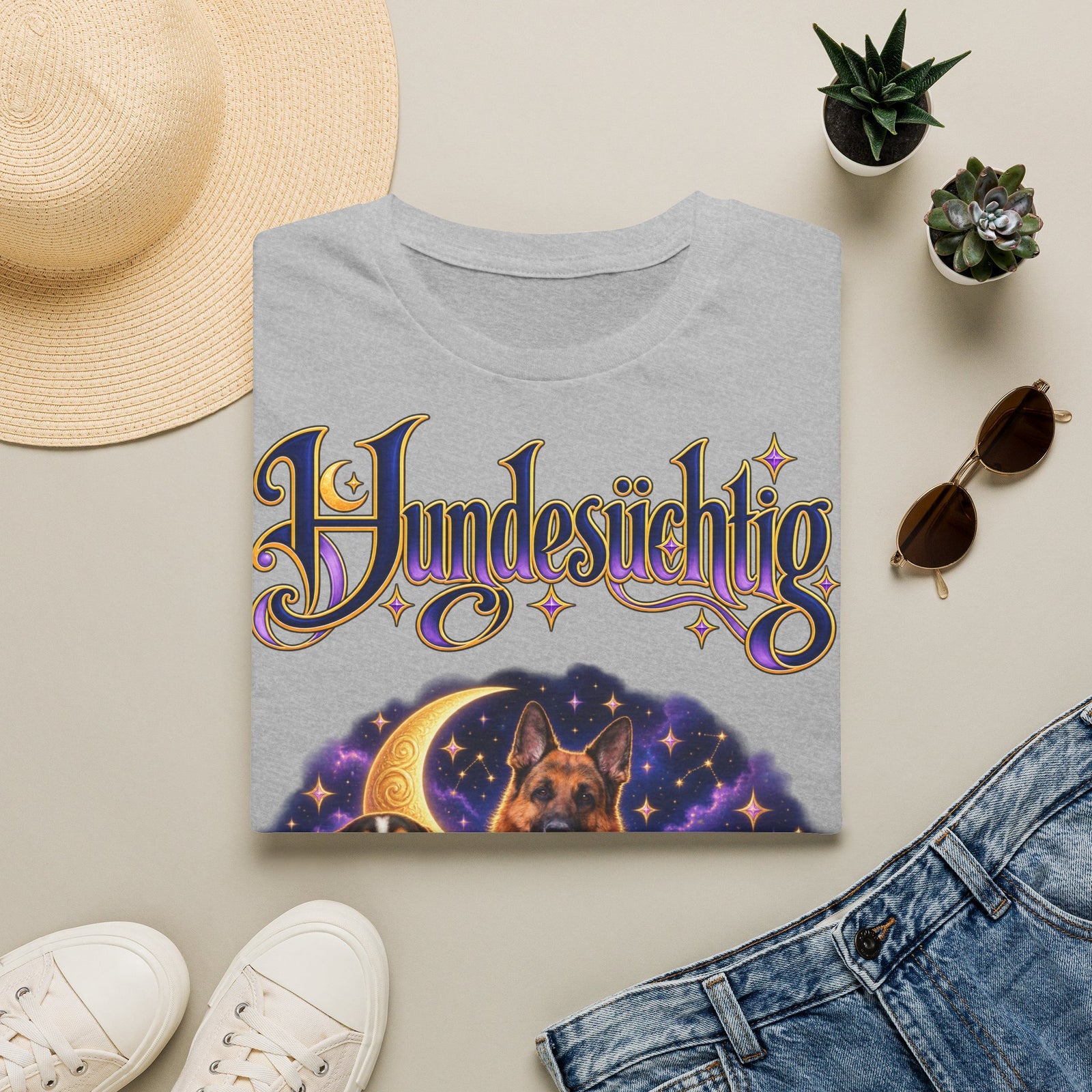 Personalisiertes T-Shirt mit Hunden – Hundesüchtig – Foto 8