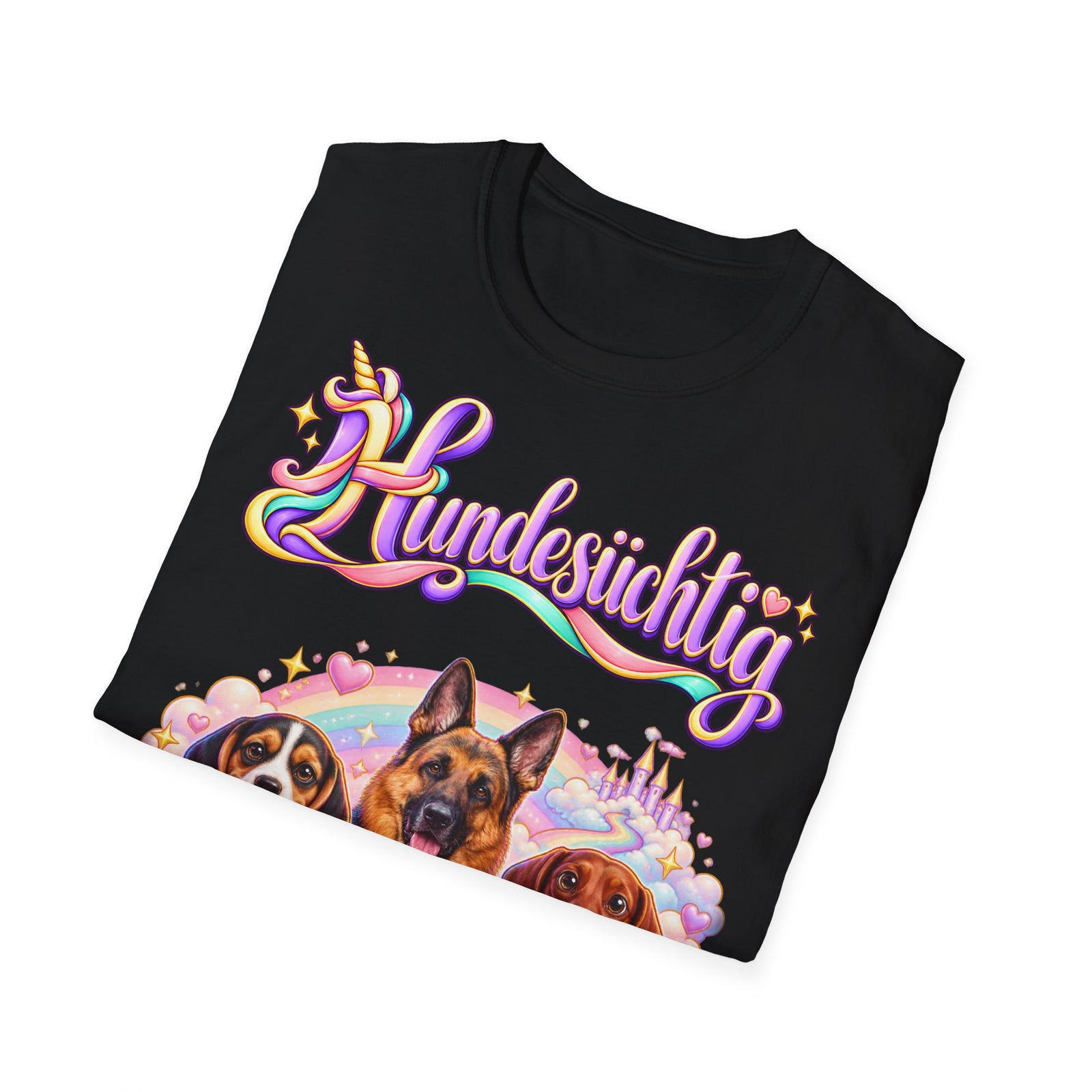 Personalisiertes lustiges T-Shirt – Hundesüchtig Einhorn – Foto 15