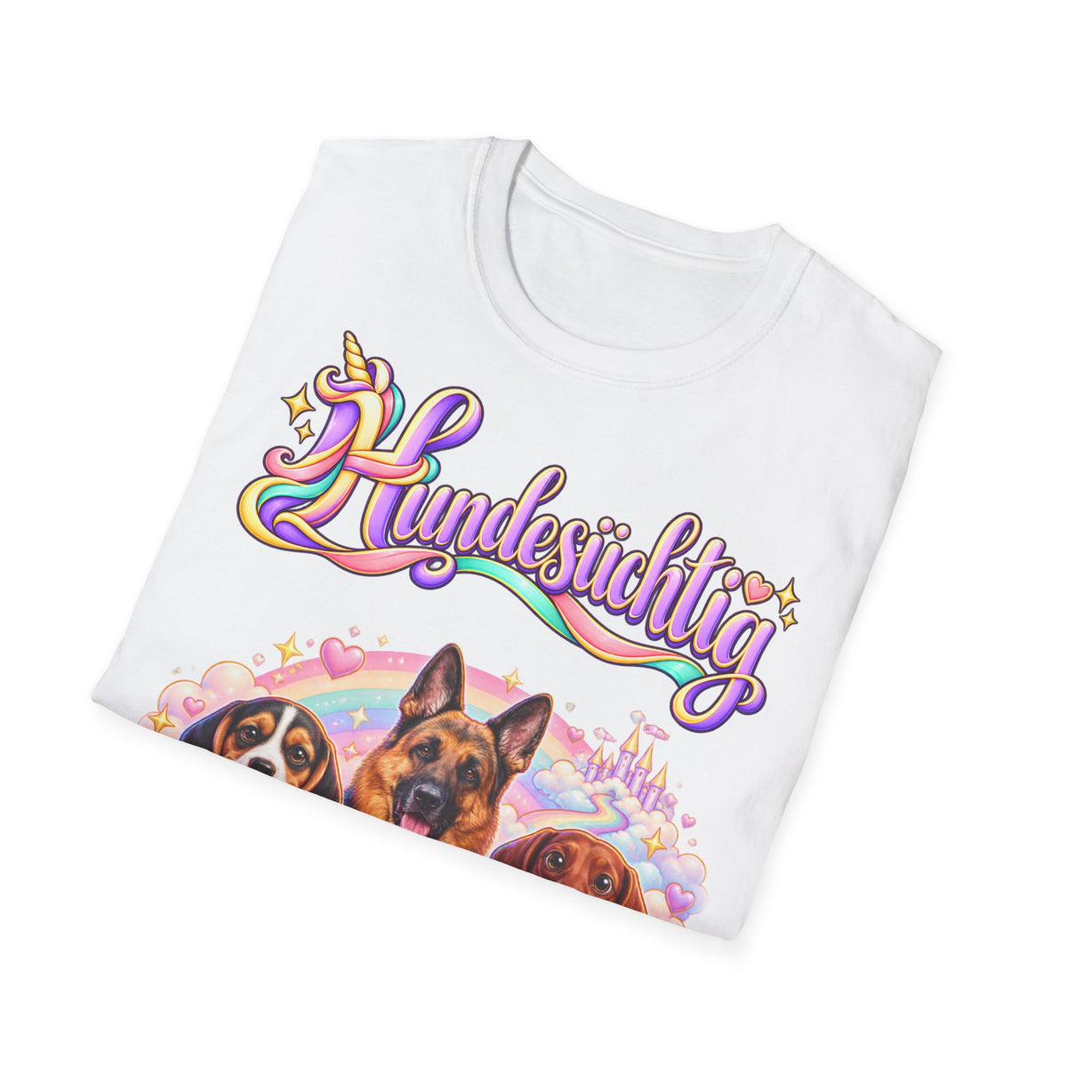 Personalisiertes lustiges T-Shirt – Hundesüchtig Einhorn – Foto 12