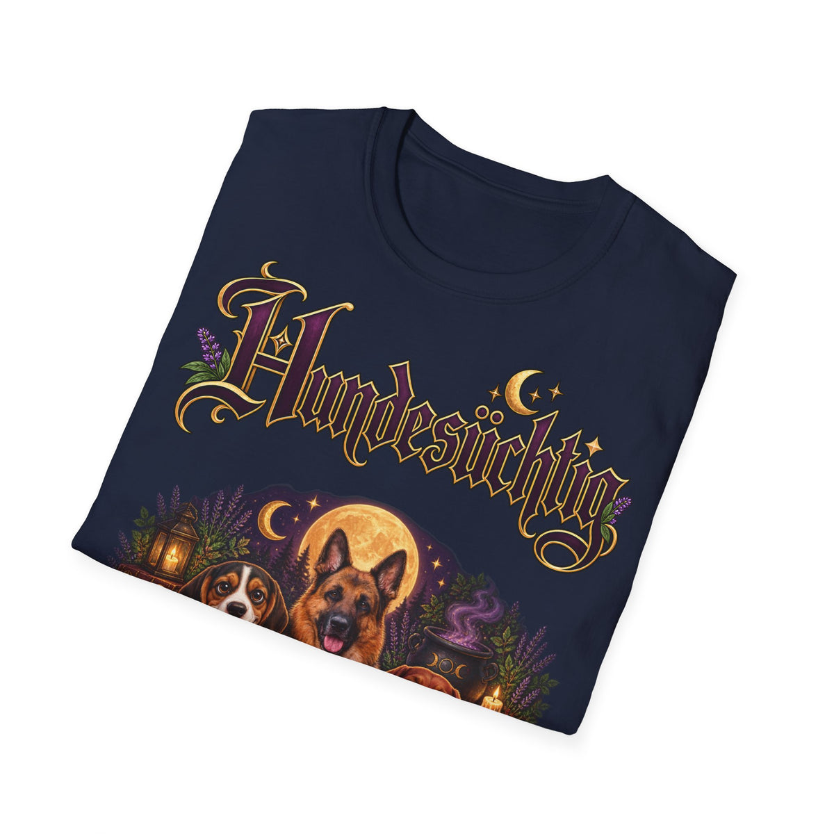Personalisiertes T-Shirt – Hundesüchtig Hexenmotiv – Foto 3