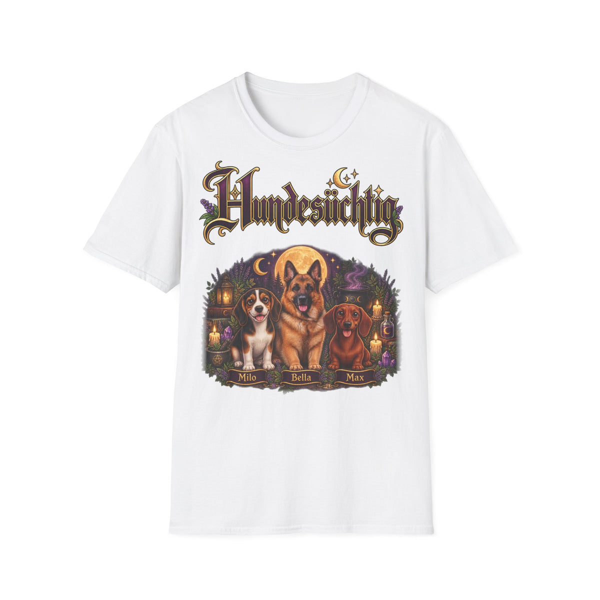 Personalisiertes T-Shirt – Hundesüchtig Hexenmotiv – Foto 10