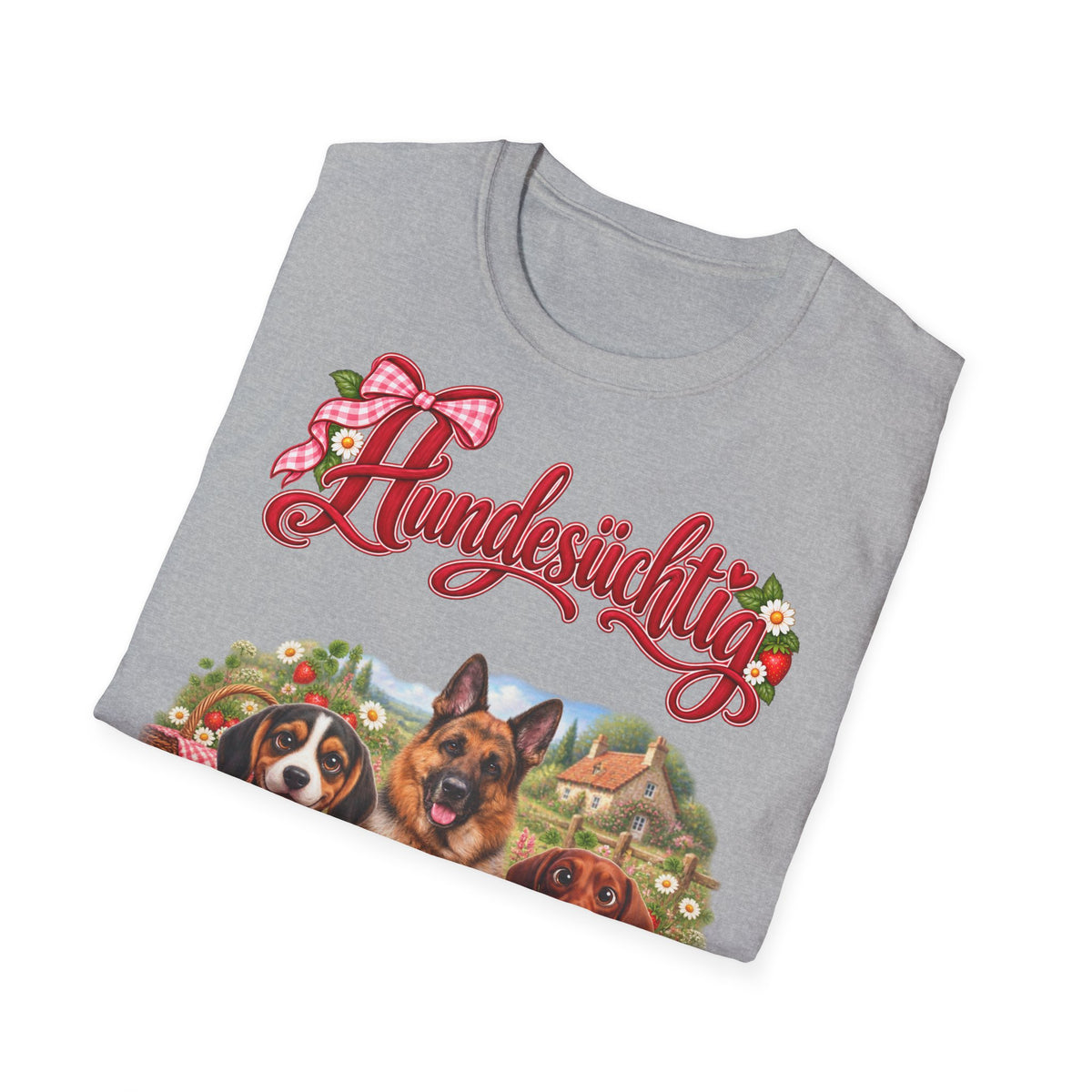 Personalisiertes T-Shirt – Hundesüchtig Erdbeer-Picknick – Foto 9