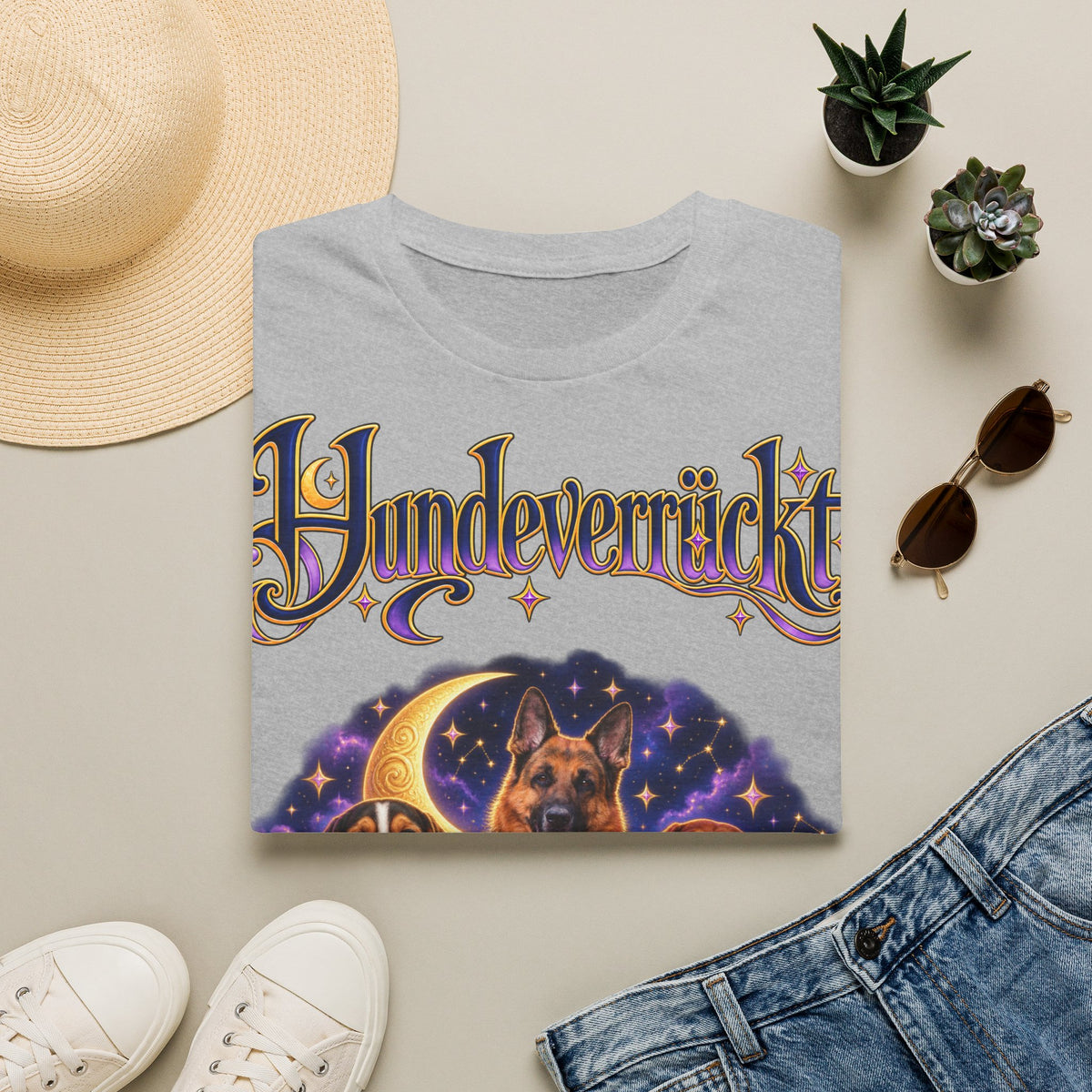 Personalisiertes T-Shirt – Hundeverrückt Sternenhimmel – Foto 8