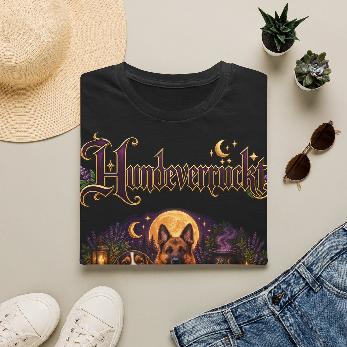 Personalisiertes T-Shirt – Hundeverrückt Hexen-Motiv – Foto 14
