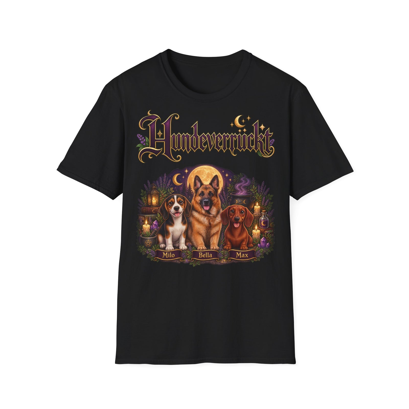 Personalisiertes T-Shirt – Hundeverrückt Hexen-Motiv – Foto 13