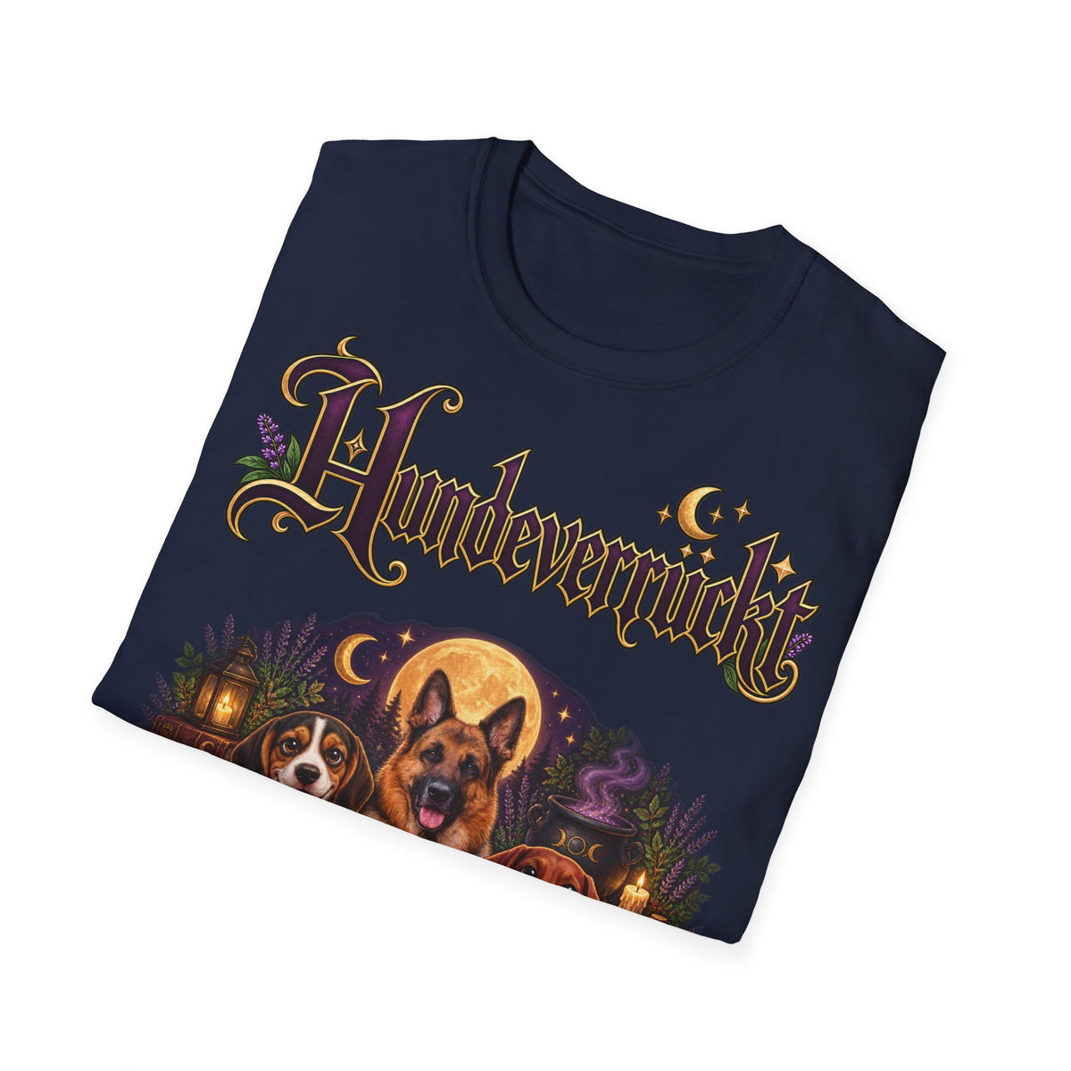 Personalisiertes T-Shirt – Hundeverrückt Hexen-Motiv – Foto 3