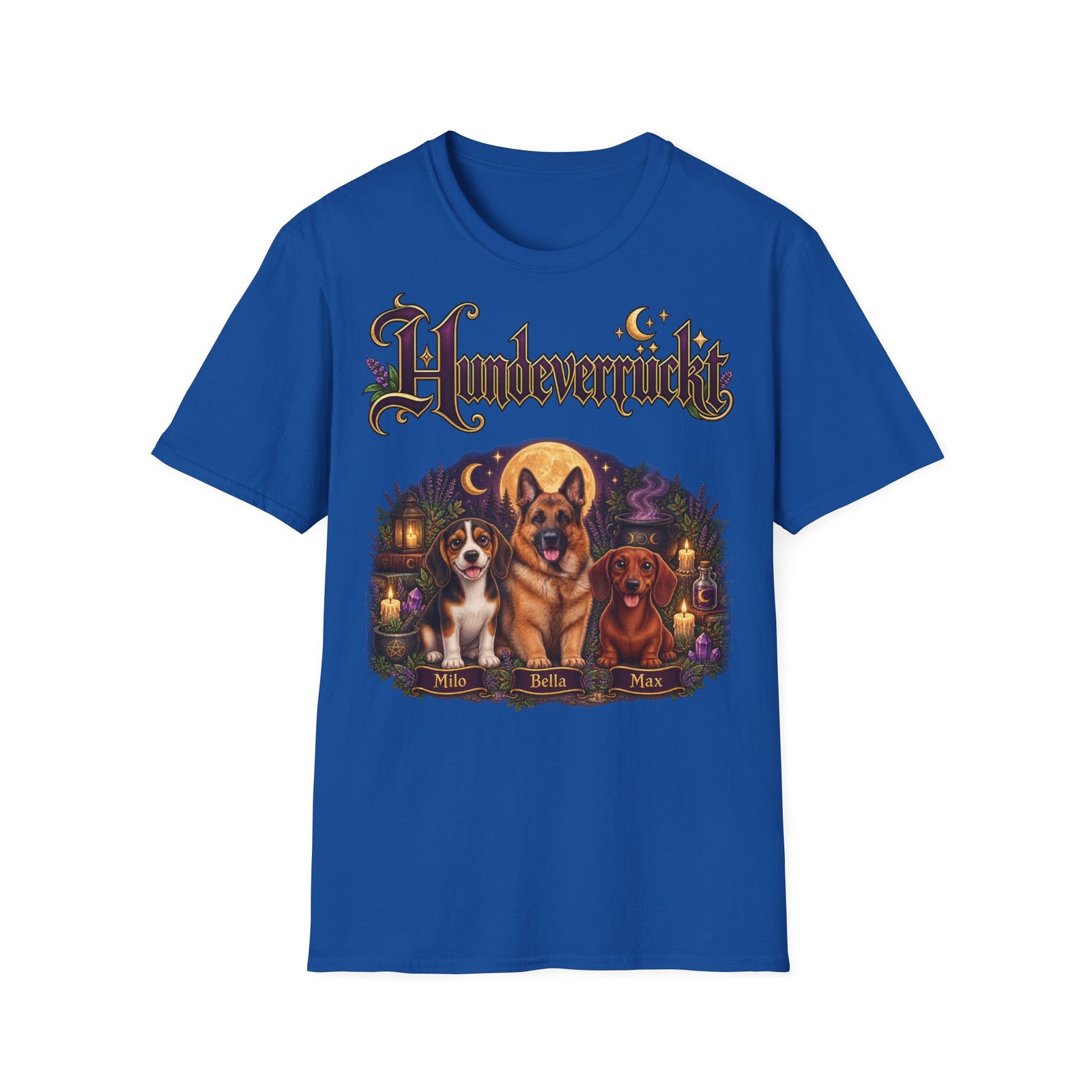 Personalisiertes T-Shirt – Hundeverrückt Hexen-Motiv – Foto 4