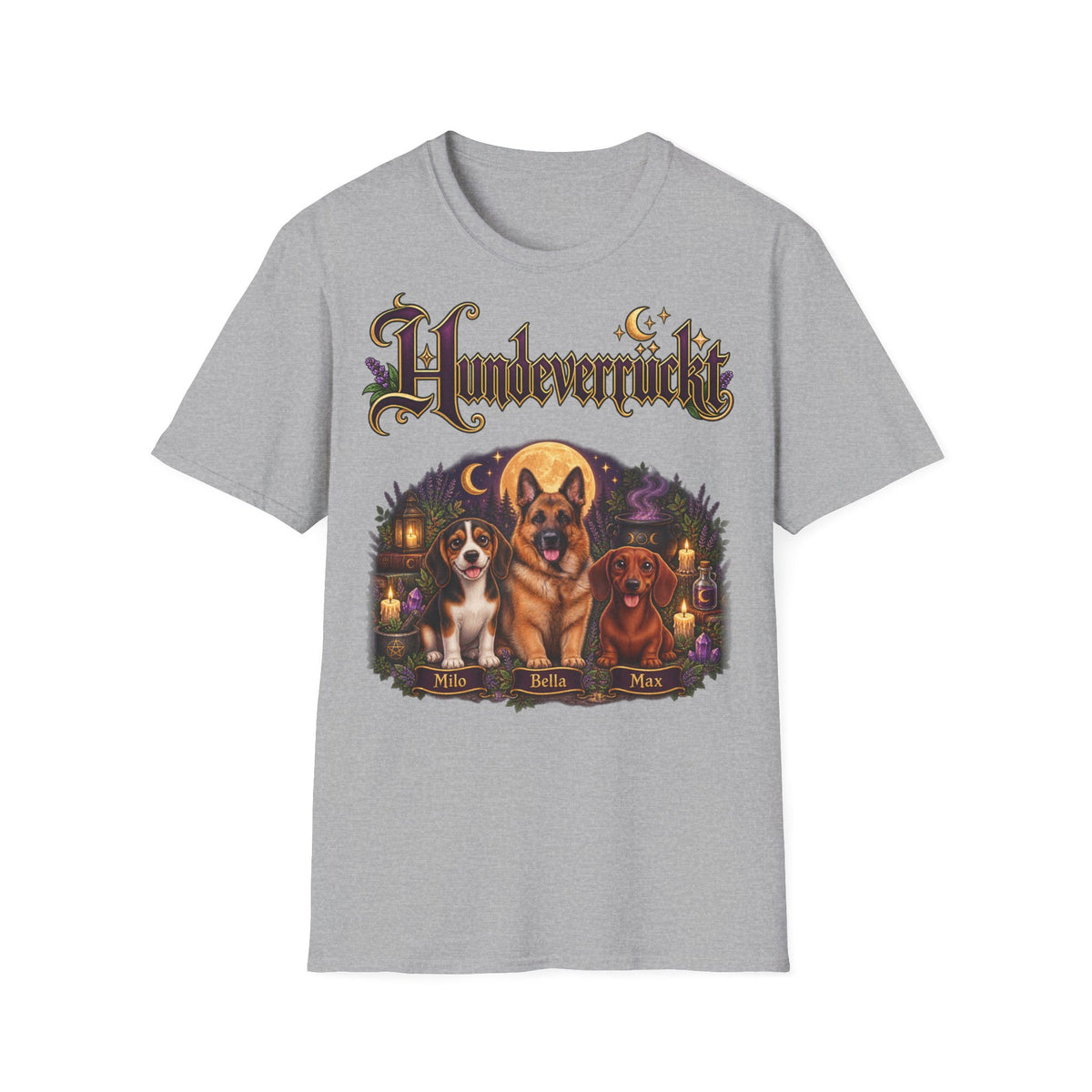 Personalisiertes T-Shirt – Hundeverrückt Hexen-Motiv – Foto 7