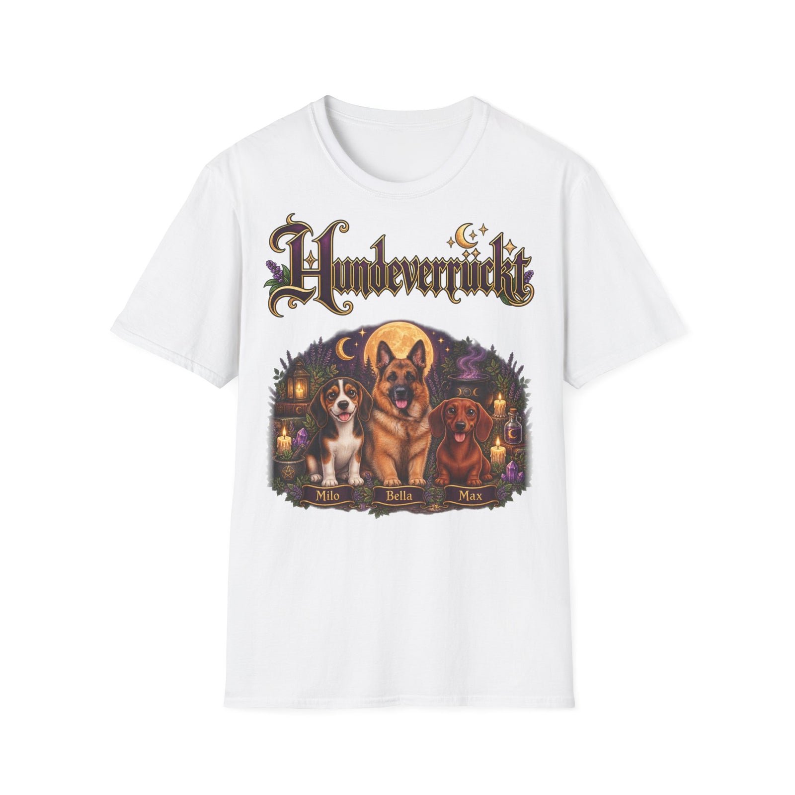 Personalisiertes T-Shirt – Hundeverrückt Hexen-Motiv – Foto 10