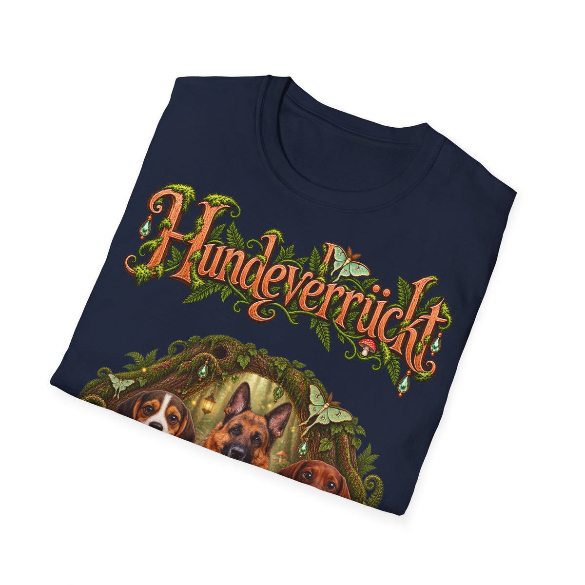 Personalisiertes T-Shirt mit Hunden – Hundeverrückt Zauberwald – Foto 3