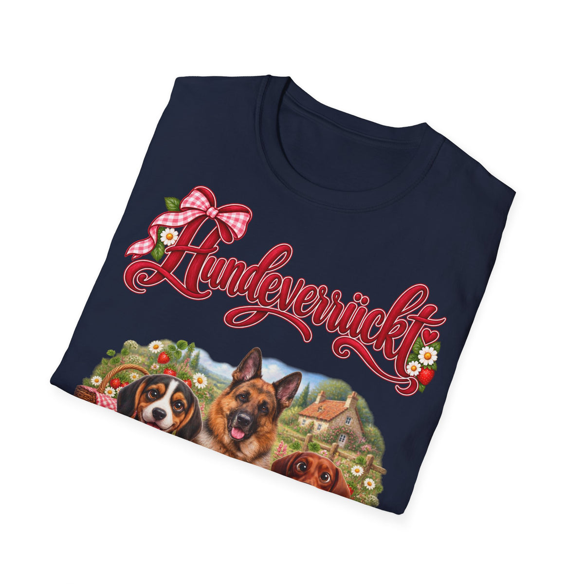 Personalisiertes T-Shirt mit Hunden – Hundeverrückt Picknick – Foto 3