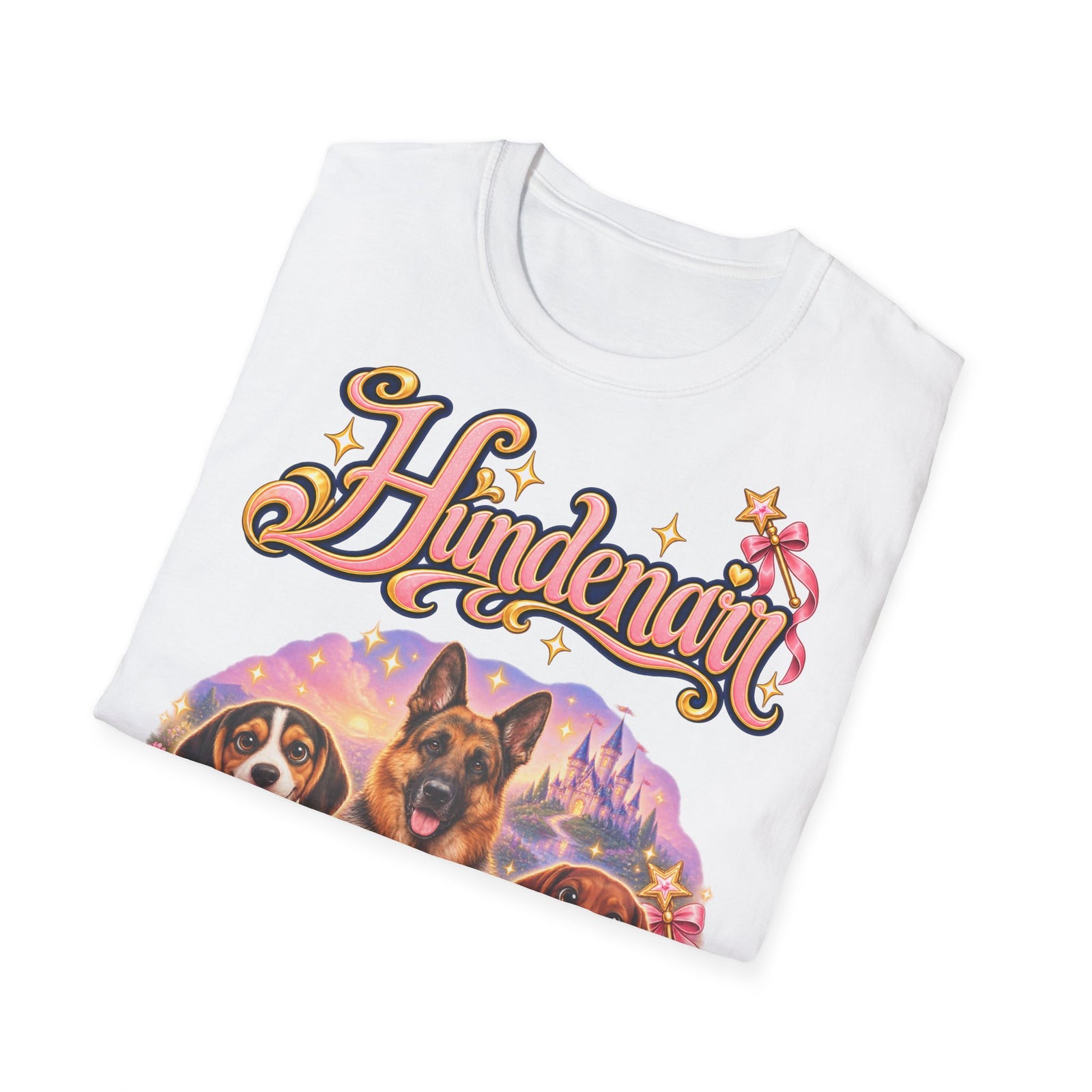 Personalisiertes T-Shirt mit Hunden – Hundenarr Märchenschloss – Foto 12