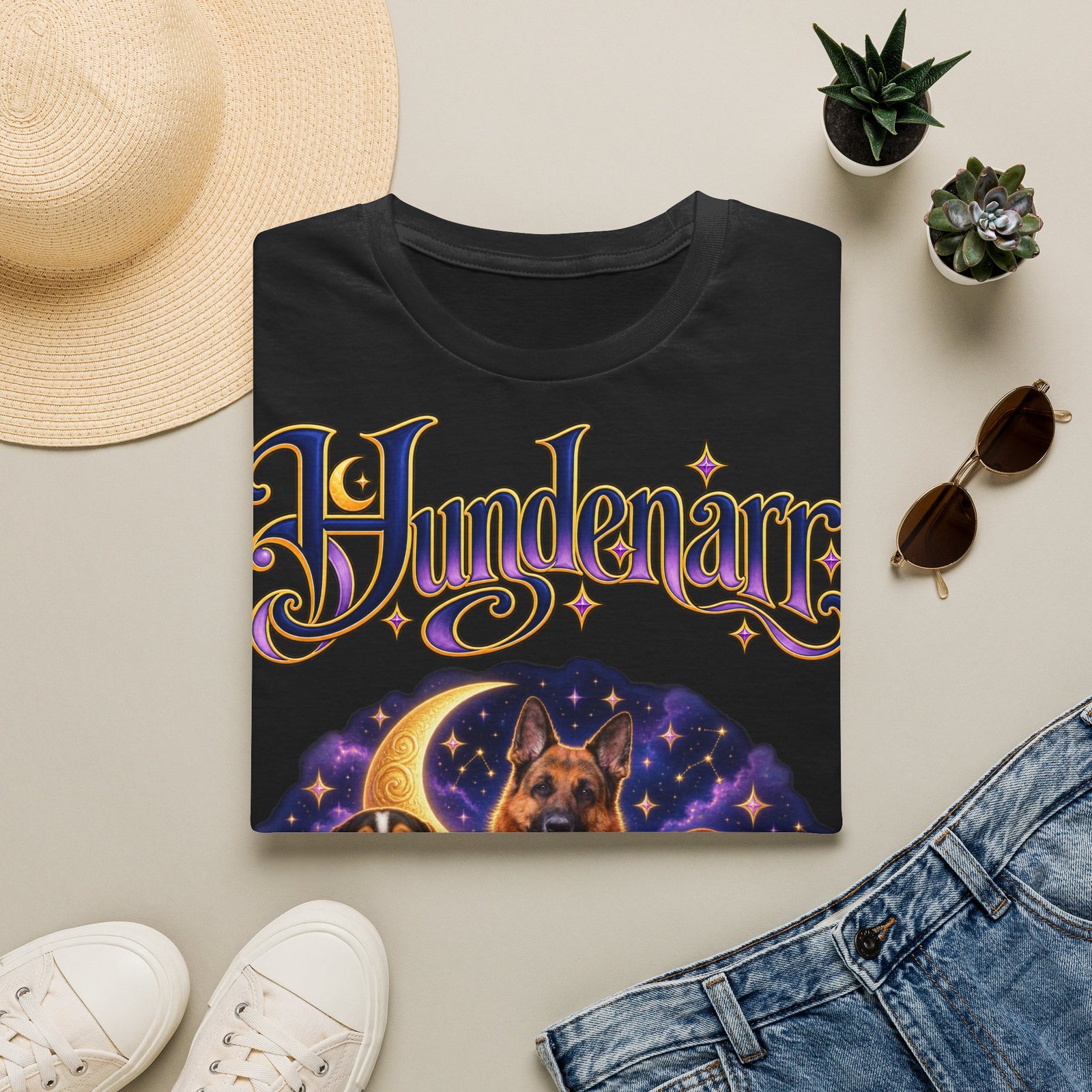 Personalisiertes T-Shirt mit Hunden – Hundenarr Sternenhimmel – Foto 14