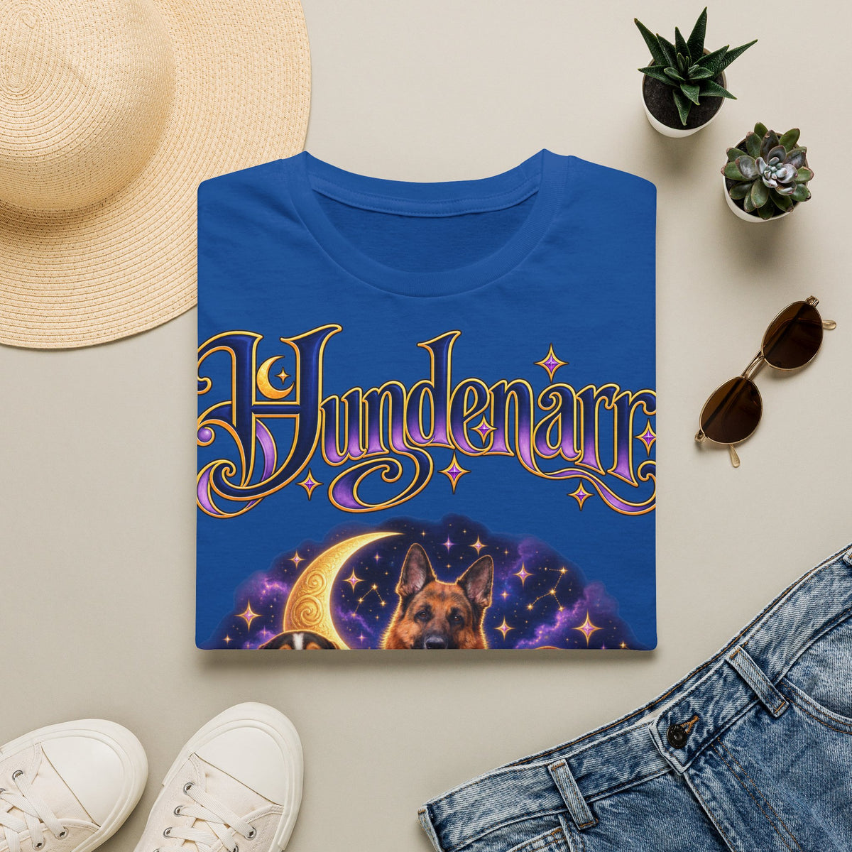 Personalisiertes T-Shirt mit Hunden – Hundenarr Sternenhimmel – Foto 5