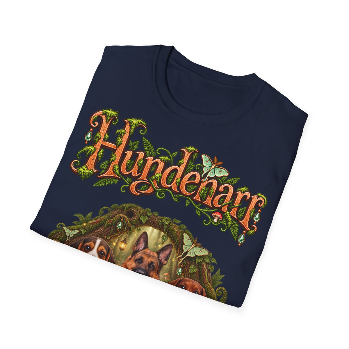 Personalisiertes T-Shirt mit Hunden – Hundenarr im Zauberwald – Foto 3