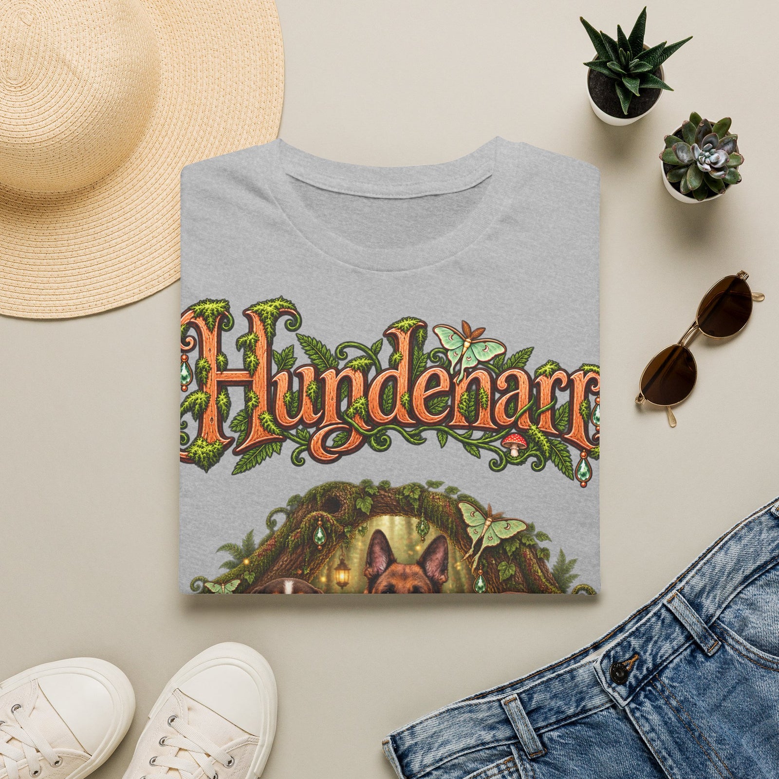 Personalisiertes T-Shirt mit Hunden – Hundenarr im Zauberwald – Foto 8