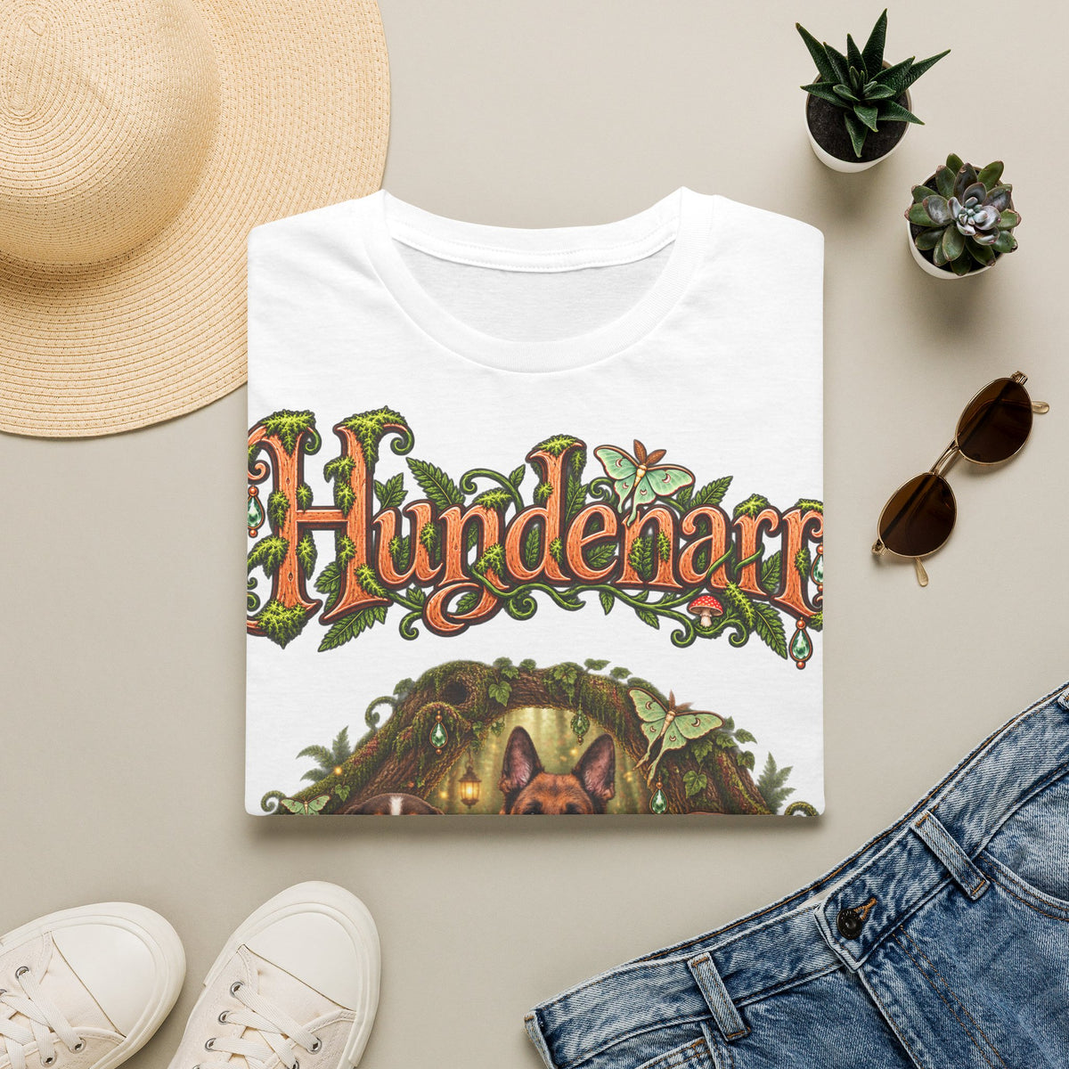 Personalisiertes T-Shirt mit Hunden – Hundenarr im Zauberwald – Foto 11