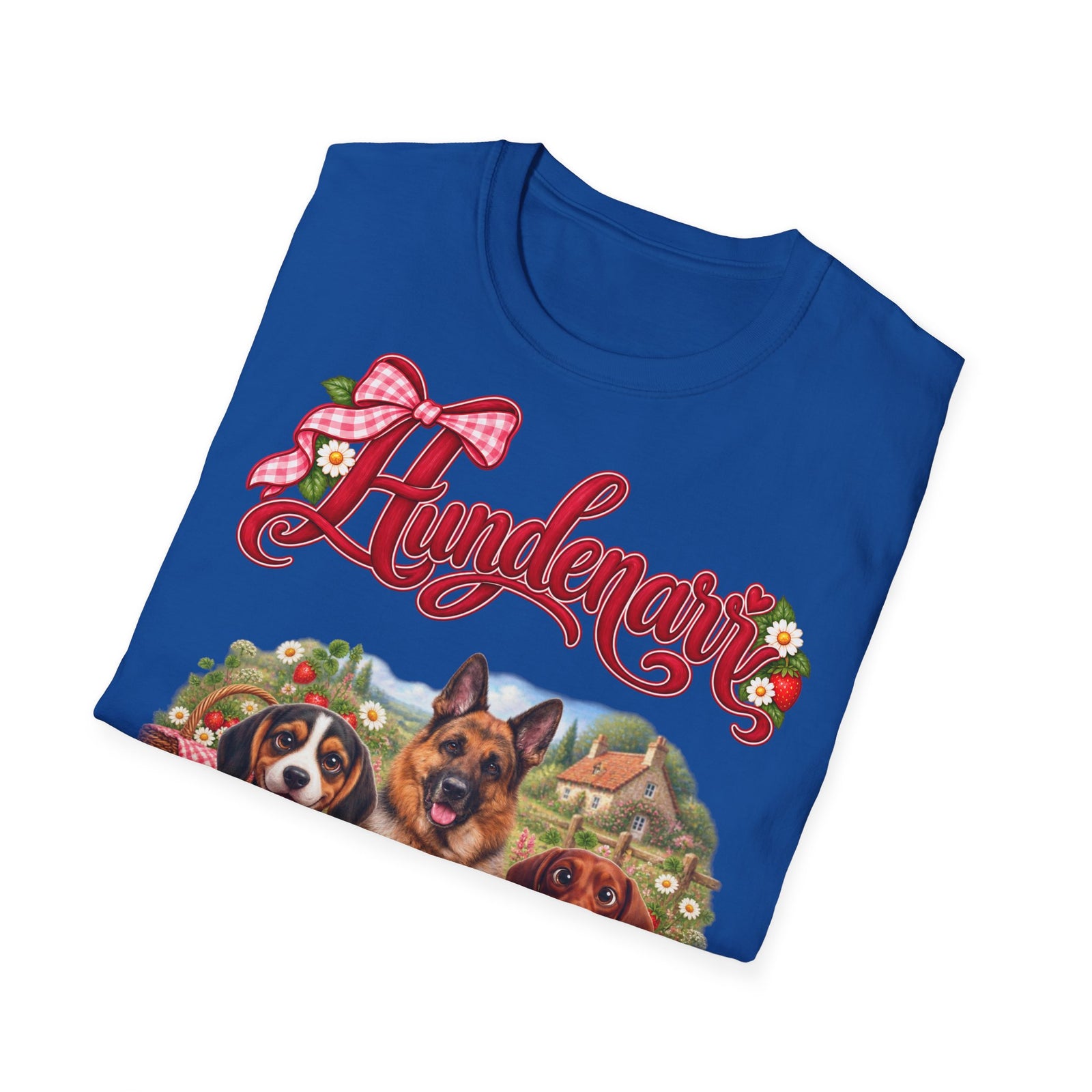 Personalisiertes T-Shirt – Hundenarr Erdbeer-Picknick – Foto 6