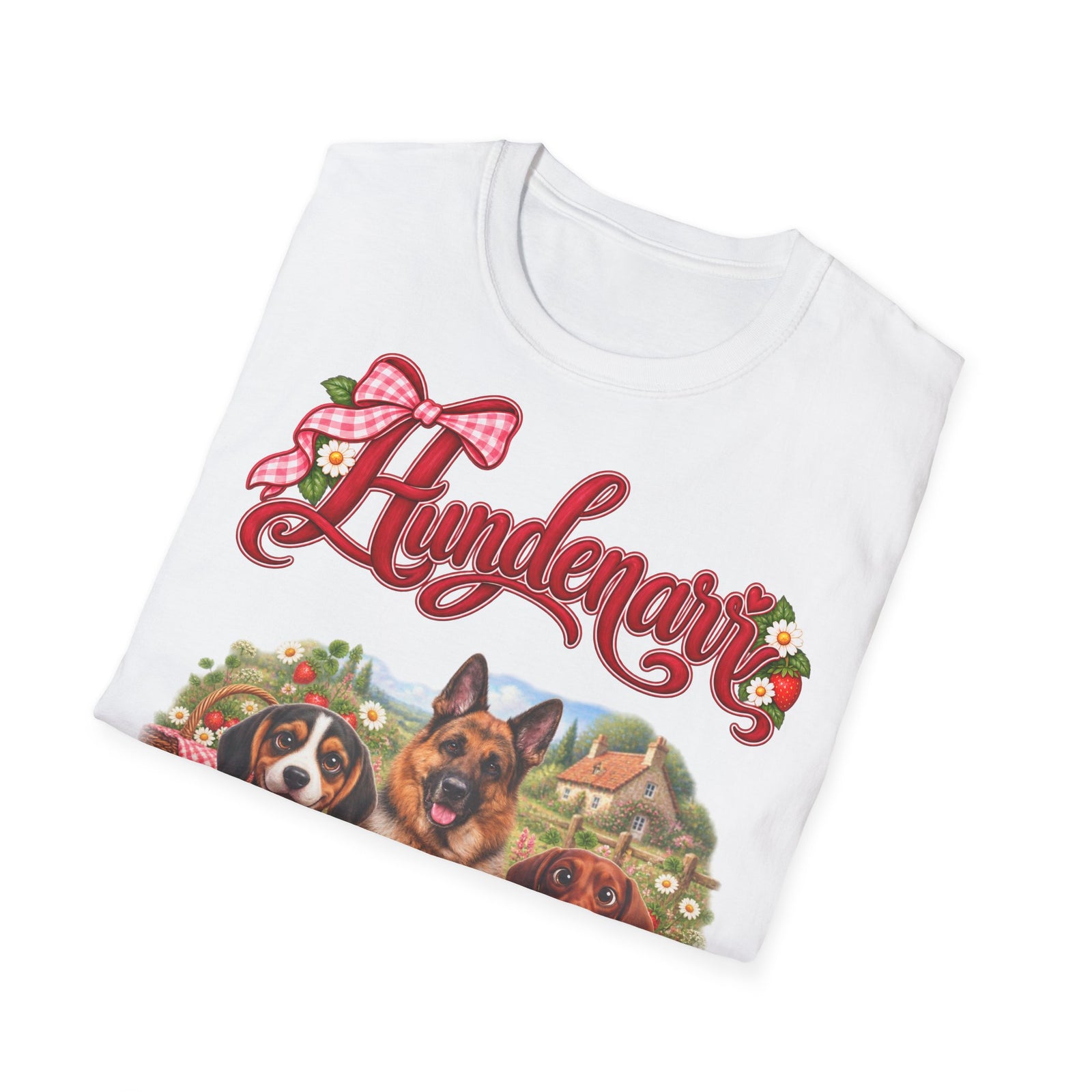 Personalisiertes T-Shirt – Hundenarr Erdbeer-Picknick – Foto 12